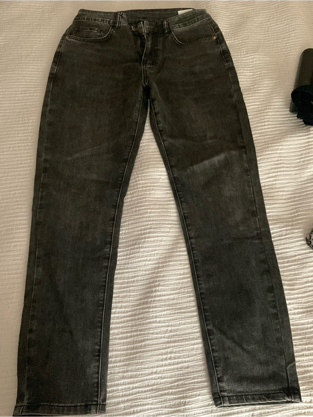 Men's Straight Black Jeans - Classic Straight Fit